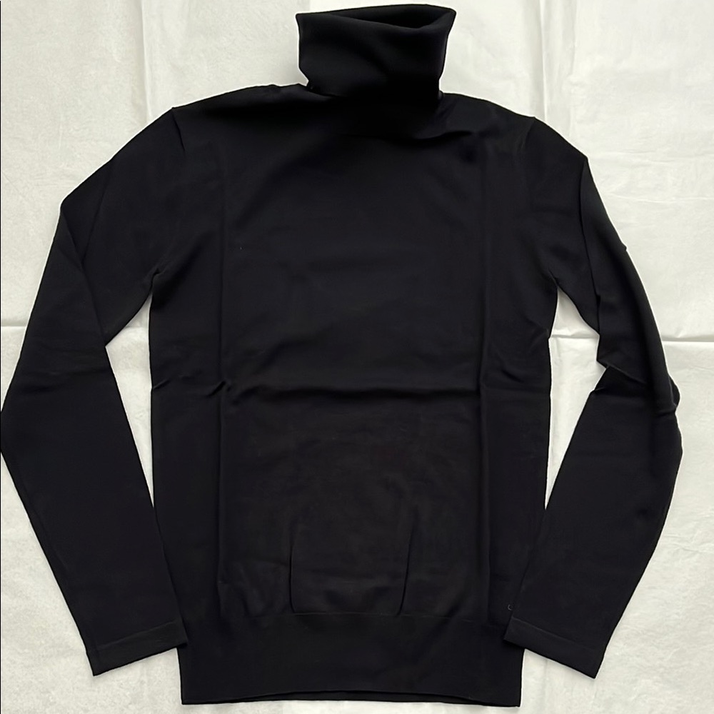 Men's Black Turtleneck Sweater